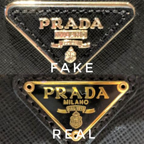 prada saffiano fake vs real|real prada font.